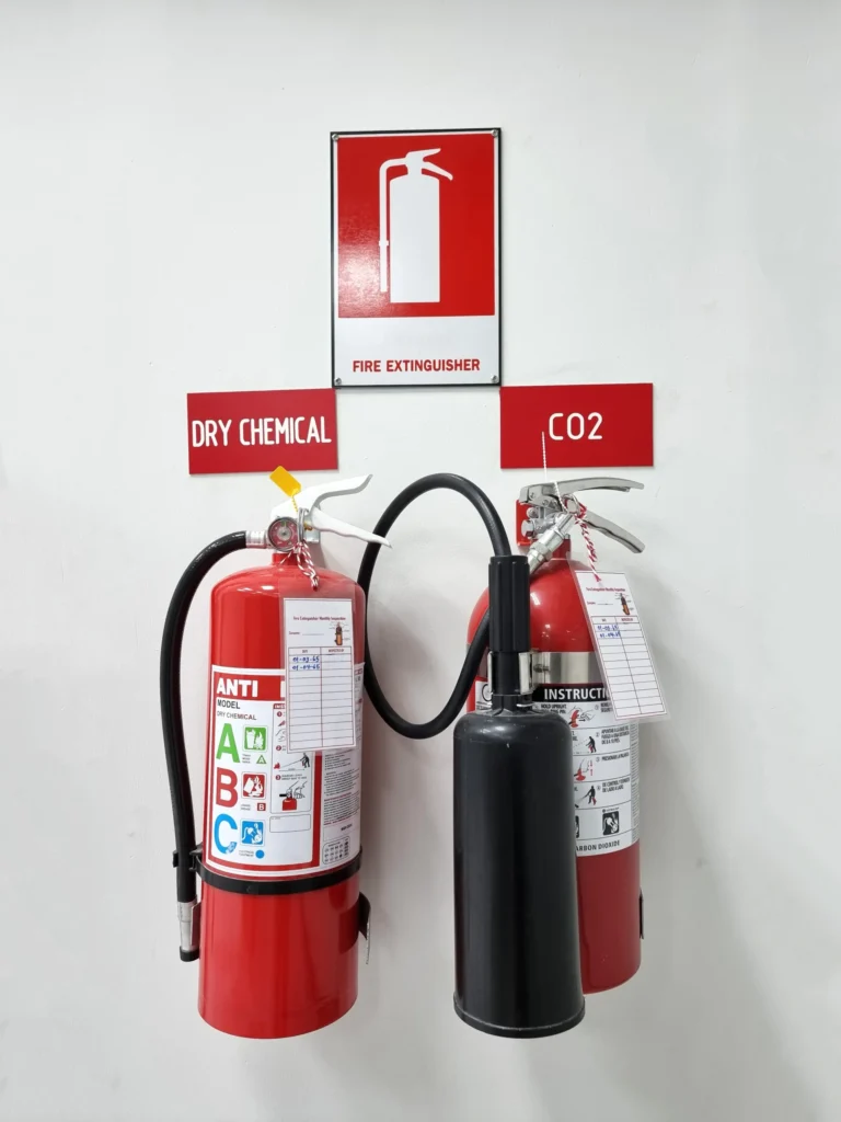 Carbon Dioxide (CO2) Extinguishers (Class B and C Fires)